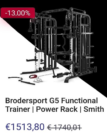 Brodersport G5 Functional Trainer | Power Rack | Smith